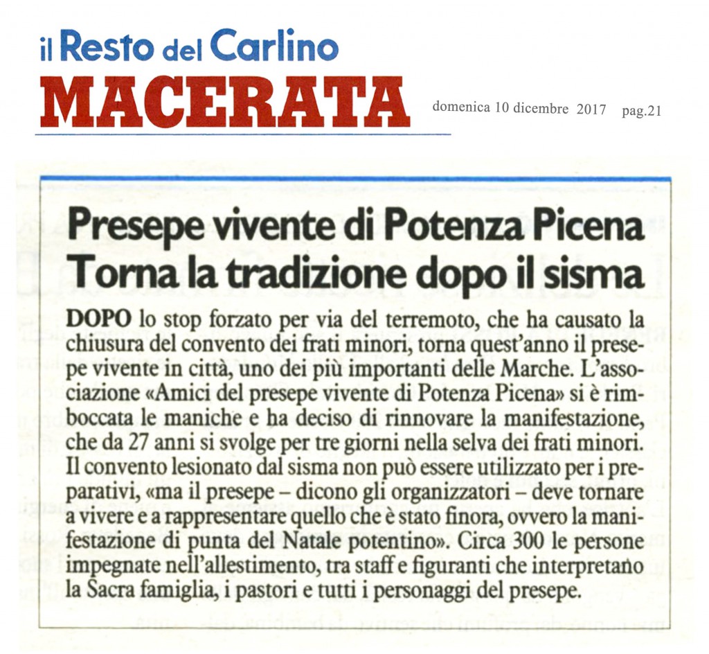 Resto del Carlino 10.12.2017. (2)