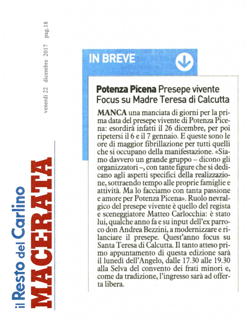 Resto del Carlino 22.12.2017. (2)